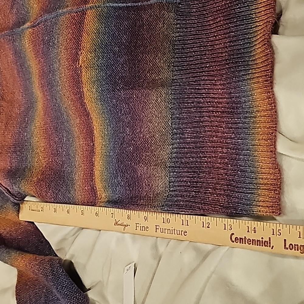 Beach lunch lounge collection multi color sweater ladies large great condition - Picture 9 of 12